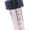 LZS-25 Flow Meter Plastic Tube Type 300-3000L/H Water Rotameter Liquid Flowmeter Measuring Tools For Chemical Light. 