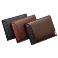 MenBense New Men's Wallet Short Fashion Casual Iron Side Drawer Wallet Factory Wholesale. 