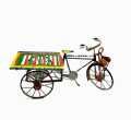 Van Gari Showpiece Miniature (Metal, Hand Painted, Rickshaw Painting.