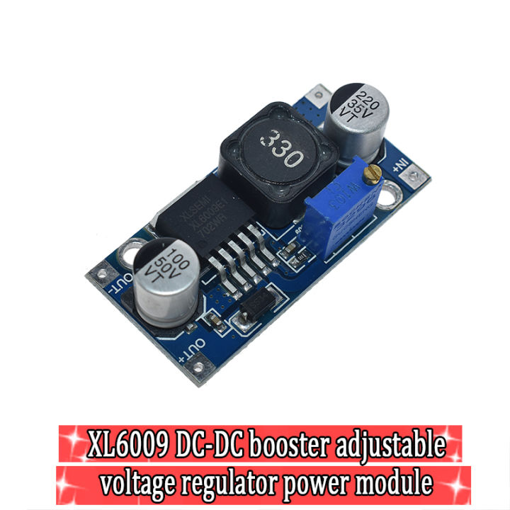 【YIYANGMAOYI111】XL6009 Boost Converter Up Adjustable 15W 5-32V to 5-50V DC-DC Supply Module High Performance Low Ripple