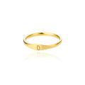 Initials Letter Rings for Women Stainless Steel Engraved Thin Ring 2023 Trend A-Z Alphabet Wedding Aesthetic Jewerly anillos.