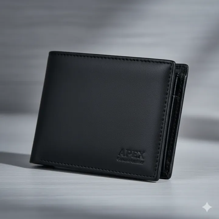 APEX Men’s Exclusive Stylish 100% Genuine Cow Leather Wallet For Men ...