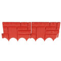5PCS plastic garden fence board lawn edge boundary.