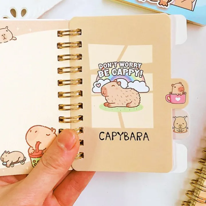Cute%20Capybara%20Notebook%20Cartoon%20Animal%20Notepads%20Student%20Hand%20Ledger%20PP%20Coil%20Book%20For%20Girl%20Student%20Stationery%20Supplies%20-%20Image%203