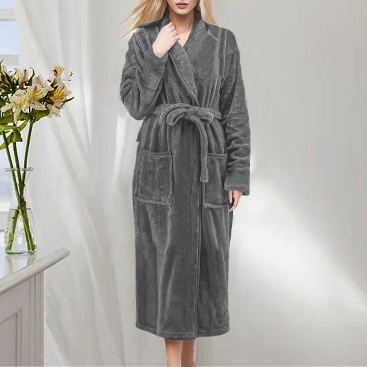 Thicken%20Warm%20Robe%20Women's%20Winter%20Casual%20Plush%20Shower%20Bathrobe%20Ladies%20Fleece%20Sleepwear%20Pajamas%20House%20Robe%20Kimono%20Dressing%20Gown%20-%20Image%205