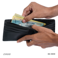 Zays Handcrafted Real Pati Degine Premium Leather Bifold Wallet for Men And Women | Super Slim Durable Stylish Short Wallet | Best Quality in Bangladesh. 