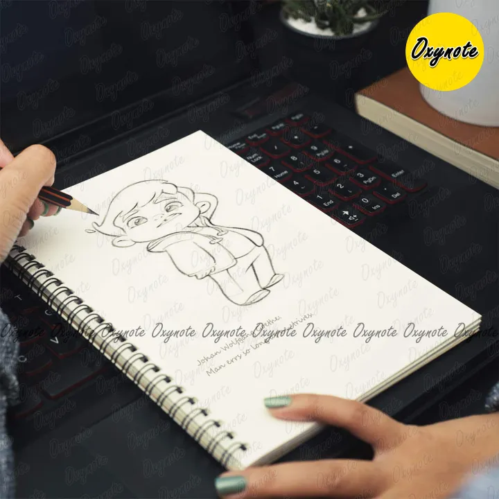 Spiral%20Notebook%20by%20OXYNOTE%20-%208.5%20x%205.5%20inches%20-%20120%20Pages%20-%20Double%20Wire-O%20Binding%20-%20Image%202