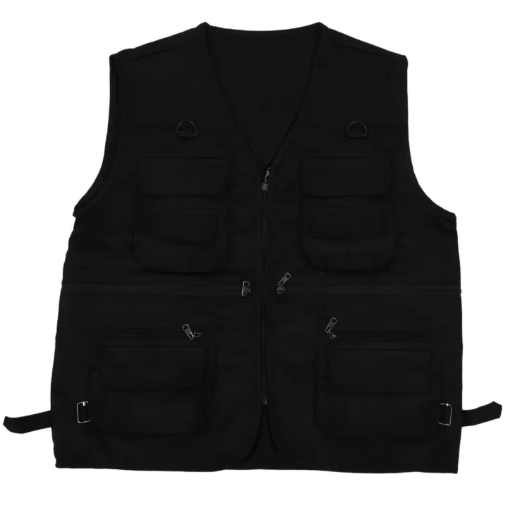 Men's%20Fishing%20Vest%20with%20Multi-Pocket%20Zip%20for%20Photography%20/%20Hunting%20/%20Travel%20Outdoor%20Sport%20-%20Green%20,%20XXL%20-%20Image%205