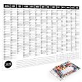 Yearly Annual Agenda Schedule 2025 Wall Calendar Planner Organizing Planning 365 Days 2025 Wall Hanging Calendar To Do List Memo Pad Plan Check List Sheet Organizer.