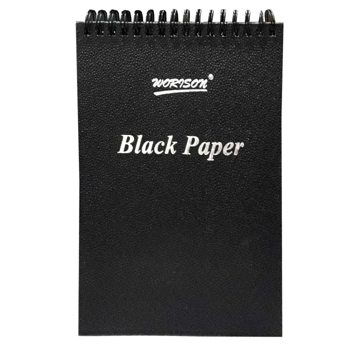 Worison%20Black%20Paper%20Pad%20A5%20Size%20%E2%80%93%20Ideal%20for%20Quick%20Sketching%20&%20Drawing%20with%20Pencil,%20Pastel%20and%20Charcoal%20-%20Image%204