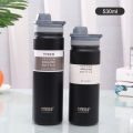 530 / 750ml portable high color water cup large diameter thermos cup large capacity student sports kettle outdoor kettle with durability. 