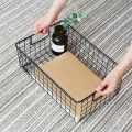 2Pcs Wire Storage Baskets with Handles, Metal Organizer Basket Bins for Home, Office, Nursery, Laundry Shelves Organizer.