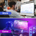 RGB Led Monitor Light Bar for Computer Gaming Lights Bar Monitor Screen Hanging Lighting USB Dimmable Desk Lamp Atmosphere.