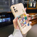 Chenyyka Case For Samsung galaxy A51 4G A51 5G A51 5G UW M40s Case Cartoon Cute Animal Pattern New Design Luxury Plating Phone Cases Side Edge Pattern Shockproof Soft Case Full Cover Camera Protection Case. 