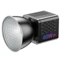 Ulanzi L024 40W RGB Video Light 2500-6500K Bi-color 0-359° RGB COB Light Mini Bowens Mount Fill Light 3400mAh COB Light. 