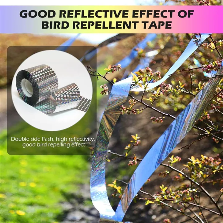 Bird%20Repellent%20Tape%20(200m)%20Reflective%20Tape,%20Outdoor%20Bird%20Repellent%20-%20Image%203