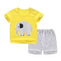 Summer Boys Clothes Suit Baby Girl Outfits 100% Cotton Top+Pant 2PCS Set Infant Newborn Clothing 6 9 12 18 24 Month. 