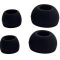 Silicone Rubber Earbuds Tips, Eartips, Earpad 2 Size 4 pcs. 