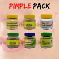 Pimple Pack=Multani+Sankha+Kasturi+Podina+Thankuni+Neem Pata=6pcs - Face Mask - Face Mask. 