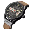 CURREN 8301 Men’s PU Leather Quartz Waterproof Watch For Men's Time Lovr s. 