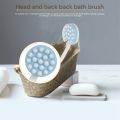 Long Handled Lotion Oil Cream Applicator Head Body Leg Back Bath Brush Scrub Massager Shower Rubbing Brush Bath Supplies Tools. 