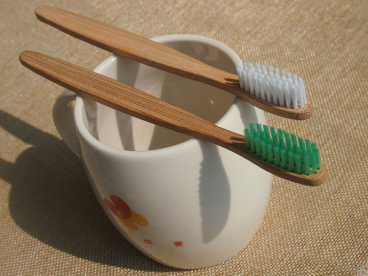 DR.PERFECT 2pcs/lot eco cheapest Environmental Toothbrush Bamboo Oral Care Eco Dental Adult BPA Free Nylon Bristle Toothbrush