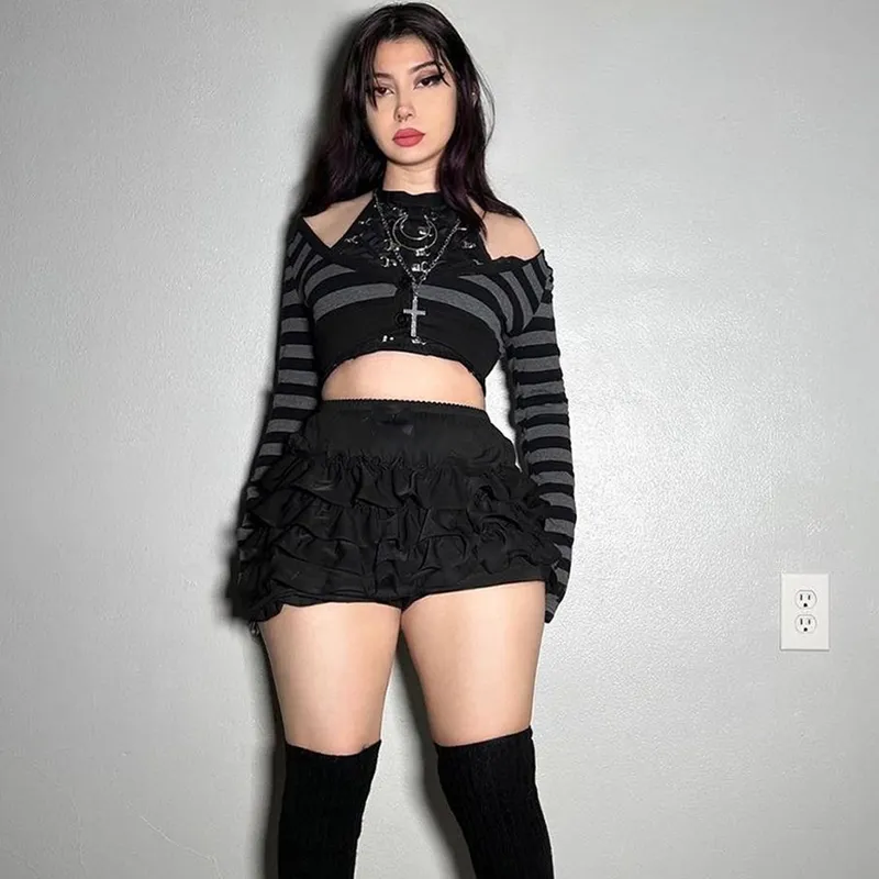 AltGoth Mall Goth Hotsweet Shorts Women Aesthetic Y2k E-girl Cute