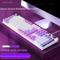 【CYT】YINDIAO K500 / K600 Keyboards And G5 Mouse Rainbow LED Membrane Gaming Keyboard Color Matching Luminous Manipulator Feel Desktop Computer. 