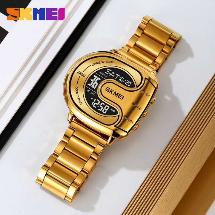 SKMEI%20Genuine%20Men's%20Electric%20Watch%20Life%20Waterproof%20Stainless%20Steel%20Watch%20Clock%20EL%20Luminous%20Countdown%20Double%20Time%202298%20-%20Image%206