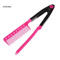 EYES Multifunction V Shape Flat Hair Styling Straightening Comb Salon DIY Style Tool. 
