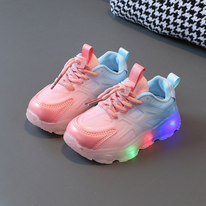 2023%20Child%20Sport%20Shoes%20Spring%20Luminous%20Fashion%20Breathable%20Kids%20Boys%20Net%20Shoes%20Girls%20LED%20Sneakers%20with%20Light%20Running%20Shoes%20-%20Image%207