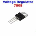 2Pcs- A CLASS LM7808 IC LM7808 Voltage Regulator IC L7808CV IC 7808 8V 1.5A L7808 Voltage Regulator 3 Pin Leads TO-220 Package. 