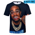 Migos Quavo T Shirt Hop Fashion Swag T Shirts Men Women Tshirt Harajuku Streetwear T-Shirt Rapper Quavo 3D Tee. 
