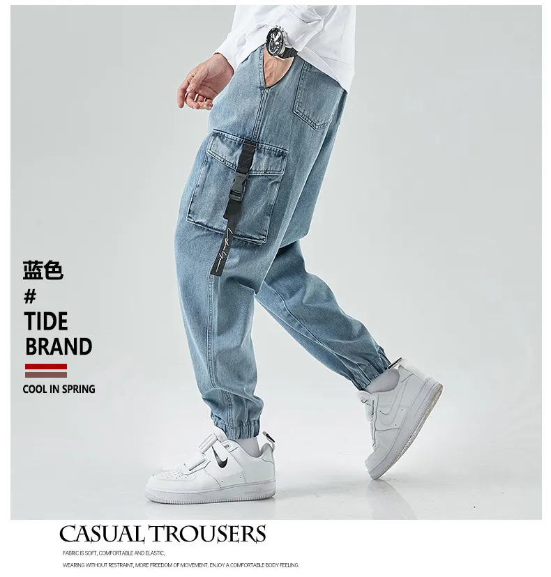GUNG HO YAMA Denim Cargo Pants Gung Ho Hickory Baker Pants