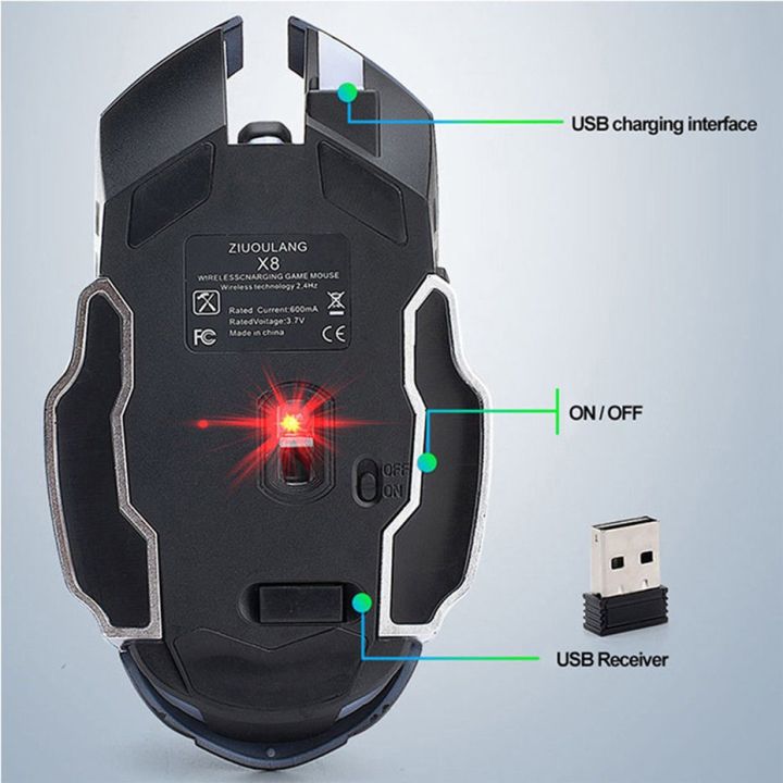 X8%20Super%20Quiet%20Wireless%20Gaming%20Mouse%202400DPI%20Rechargeable%20Gamer%20Computer%20Mouse%20-%20Image%208