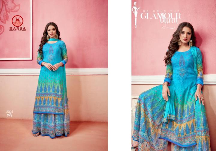 Georgette Hansa Stylish Exclusive collection