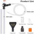 Durable Aquarium Syphon Versatile Multi-size Adjustable Gravel Cleaner Lightweight User-friendly Fish Tank Siphon for Freshwater Saltwater Home Aquarium Aquarist Tool Fish Care. 