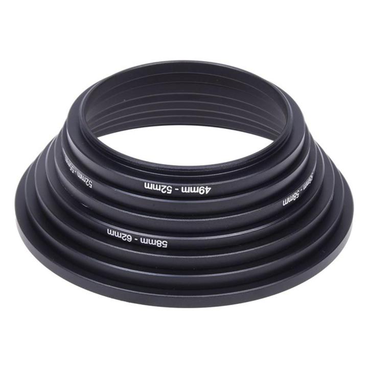 thumbnail image 2 of 55mm To 62mm Aluminum Step-Up Lens Filter Ring Adapter – 2-Pack, Unbranded 2 of 5