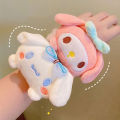 Women Plush Scrunchie Elastic Sanrio Melody Kuromi Hello Kitty Cinnamoroll Hair Ties Ropes Ponytail Holder Headband Accessories Yao Store.