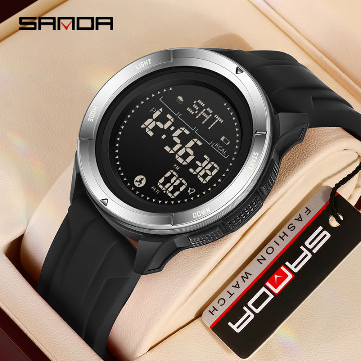 Sanda%20Multi%20functional%20Mileage%20Calorie%20Outdoor%20Sports%20Simple%20Waterproof%20LED%20Men's%20Watch%20SD2197-6%20-%20Image%202