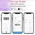 Label Printer All-In-One Portable POS Pocket Thermal Bluetooth Mobile Printer 58mm For Labeling Tag Name Price Barcode Label Maker,PT-260. 