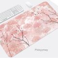 Pink Sakura Mouse Pad Gaming Mousepad Cherry Blossom Mause Large Gamer Keyboard PC Desk Mat Office Computer Table Mausepad. 