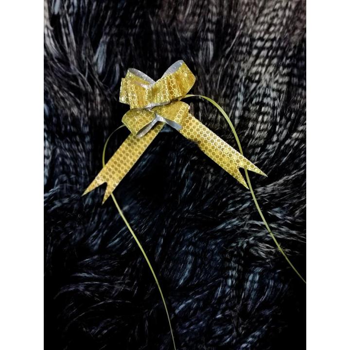 Pull Flower Ribbon Bow Gift Wrap Small Size- 10 Piece