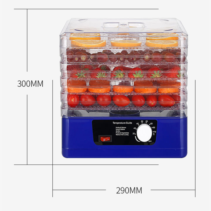 Migeet%205%20Trays%20Food%20Dehydrator%20Automatic%20Power%20Off%20Food%20Dehydrator%20Adjustable%20Intelligent%20Food%20Dehydrator%20for%20Jerky%20Meat%20Herbs%20Fruit%20Dryer%20Machine%20with%20Digital%20Timer%20and%20Temperature%20Control%20-%20Image%203
