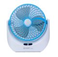 Lithium rechargeable mini table fan with LED light -1880.