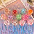 1/5Pcs Transparent Wish Glass Bottle Luminous Fruit Bottle DIY Handcrafted Keychain Hair Clip Accessories Toy. 