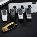 ROWEQPP F920 Wireless Sports Earphone Bluetooth-compatible Incoming Vibration Voice Report Number Clip-on Type Headset. 