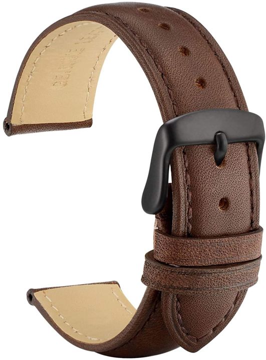 20mm Soft Leather Watch Strap for SmatrWatch