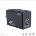 XUNDD XDCH-065 45W GaN FAST Charger (1A+2C) Power Adapter XUNDD 45Watt PD Gan Fast Charger Adapter Official Quality Wall Charger.