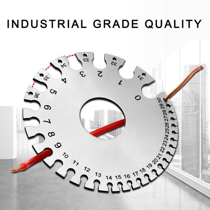 YANGS%20Sheet%200.3125"-0.007"%20Scale%20Anti-rust%20Stainless%20Steel%20Diameter%20Plate%20Ruler%20Measuring%20Tool%20Thickness%20Measurement%20Wire%20Gauge%20-%20Image%209